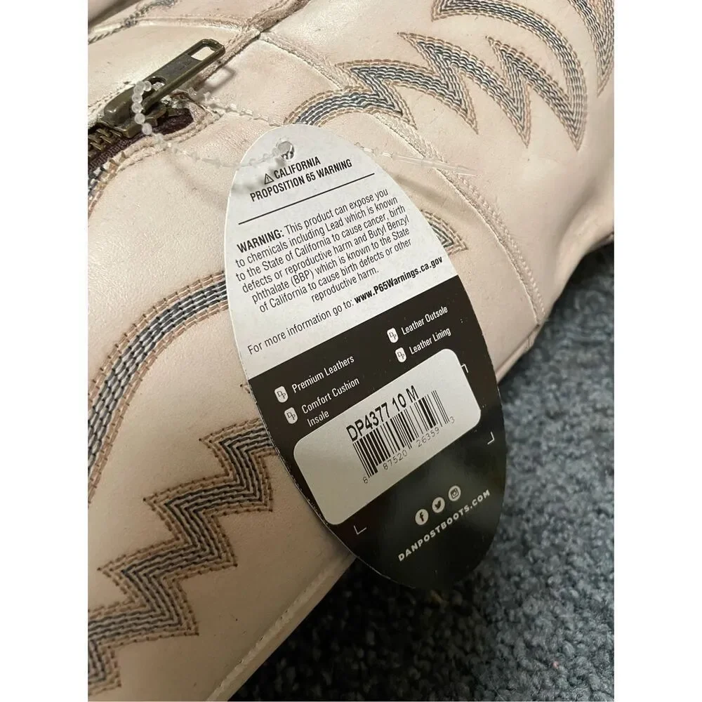 Brand New Dan Post Women’s 10M Loverly Knee High Leather Snip Western Boots - Picture 6 of 16